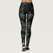 Leggings Green Earth Flowers (Dos)