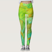 Leggings Green et Lime Artsy (Devant)
