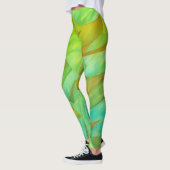 Leggings Green et Lime Artsy (Gauche)