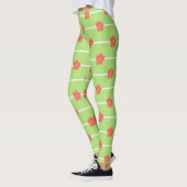 Leggings Green Floral Tiles (Gauche)