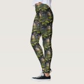 Leggings Green Frog Forest Life, (Gauche)
