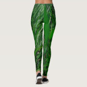 Leggings Green Grass Feuilles Nature (Dos)
