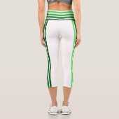 Leggings - Green Ombre Stripes (Verso)