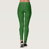 Leggings Green Paisley (Dos)