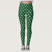 Leggings Green Polka (Devant)