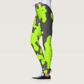 Leggings green slime fusain gris fun (Gauche)