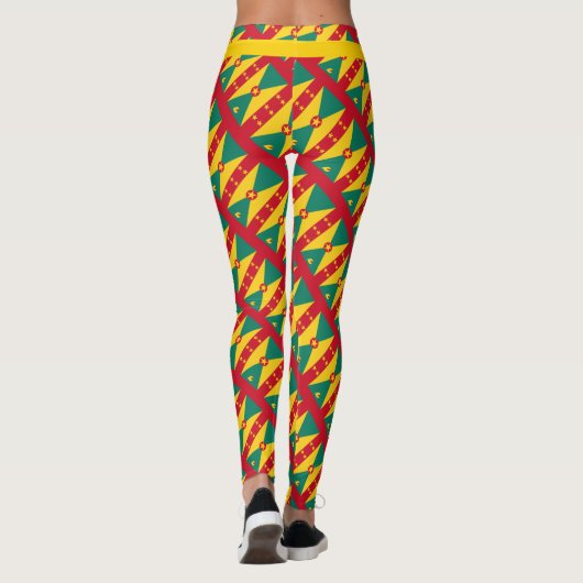 Leggings GRENADA Écriture Patriotique EXÉCUTEZ VOTRE COURSE (Dos)