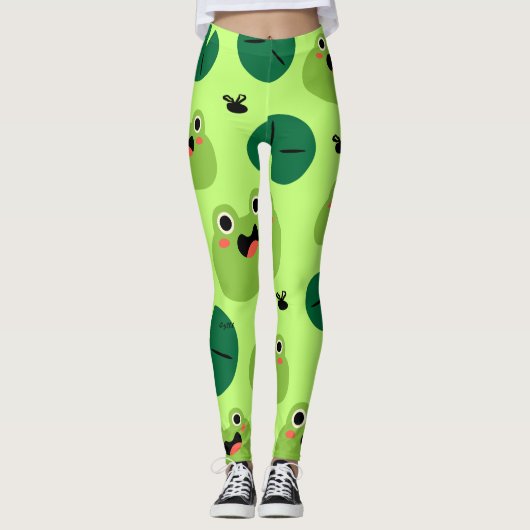 Leggings Grenouille drôle (Devant)