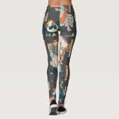 Leggings Grenouille japonaise ukiyo-e Froggies (Dos)