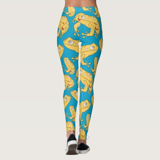 Leggings Grenouille jaune (Dos)