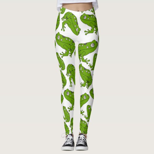 Leggings Grenouille verte (Devant)