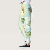 Leggings Grenouilles avec de petits loisirs (Gauche)