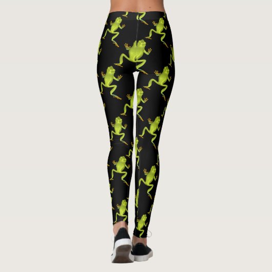 Leggings Grenouilles d'arbre vert (Dos)
