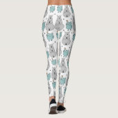 Leggings Grenouilles Et Llamas Motif (Dos)