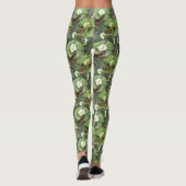 Leggings Grenouilles nénuphars verts et blancs (Dos)