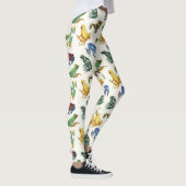 Leggings Grenouilles sur blanc naturel (Droite)