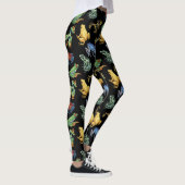 Leggings Grenouilles sur noir (Droite)