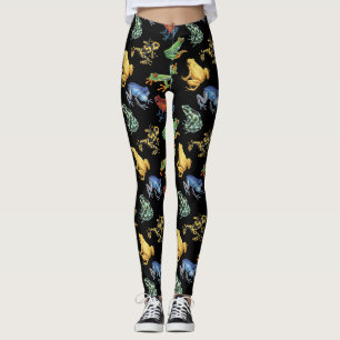 Leggings Grenouilles sur noir