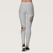 Leggings Grey Breathe Dandelion Inspirational Yoga (Dos)