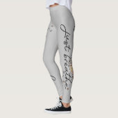 Leggings Grey Breathe Dandelion Inspirational Yoga (Gauche)