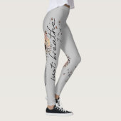Leggings Grey Breathe Dandelion Inspirational Yoga (Droite)
