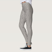 Leggings grey geometric pattern (Gauche)