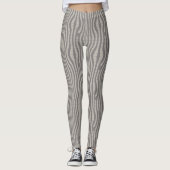 Leggings grey geometric pattern (Devant)