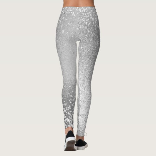 Leggings Grey Glitter Sparkles (Dos)