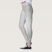 Leggings Grey Glitter Sparkles (Gauche)