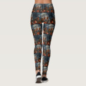 Leggings Greyhound Halloween Éffrayant (Dos)