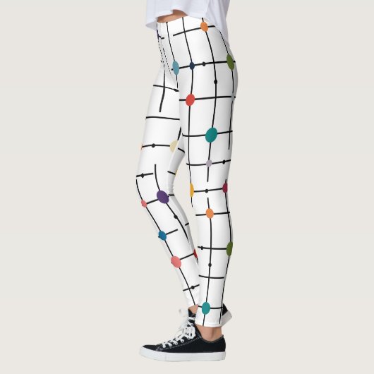 Leggings Grille atomique (Gauche)