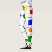 Leggings Grille Bauhaus (Gauche)