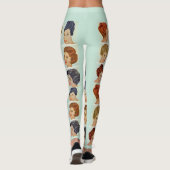Leggings grille de coiffures des années 1960 (Dos)