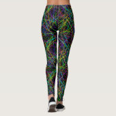 Leggings Grille infinie de Neon Crosshatch (Dos)