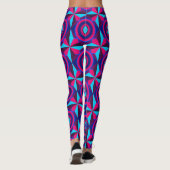 Leggings Grille rétro Cyberpunk (Dos)