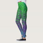 Leggings Grille verte 2 côtés 01.b Violet BG (Gauche)