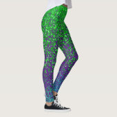 Leggings Grille verte 2 côtés 01.b Violet BG (Droite)
