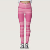 Leggings Grilles complexes en rose (Devant)