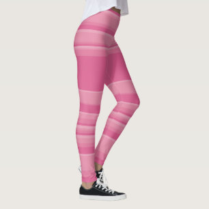 Leggings Grilles complexes en rose