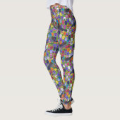 Leggings grilles et panneaux (Gauche)