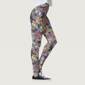 Leggings grilles et panneaux (Droite)