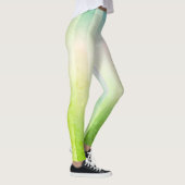 Leggings Grilles longues verticales vert et bleu (Droite)