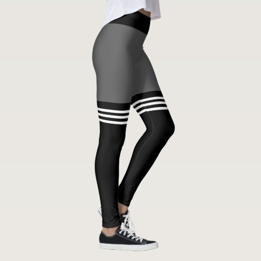 Leggings Grilles noires de choc (Droite)