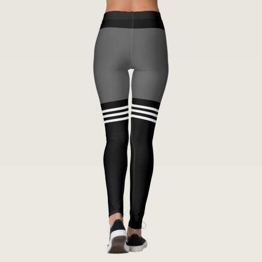 Leggings Grilles noires de choc (Dos)