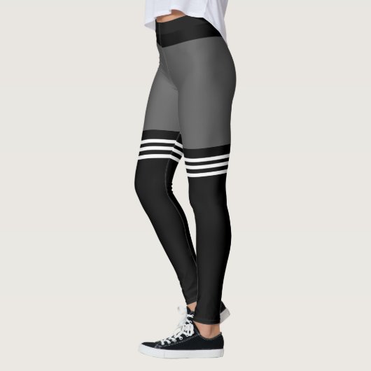 Leggings Grilles noires de choc (Gauche)