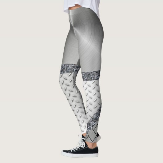 Leggings gris (Gauche)