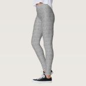 Leggings gris à imprimer Knit (Gauche)