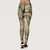 Leggings Gris abstrait (Dos)