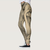 Leggings Gris abstrait (Gauche)