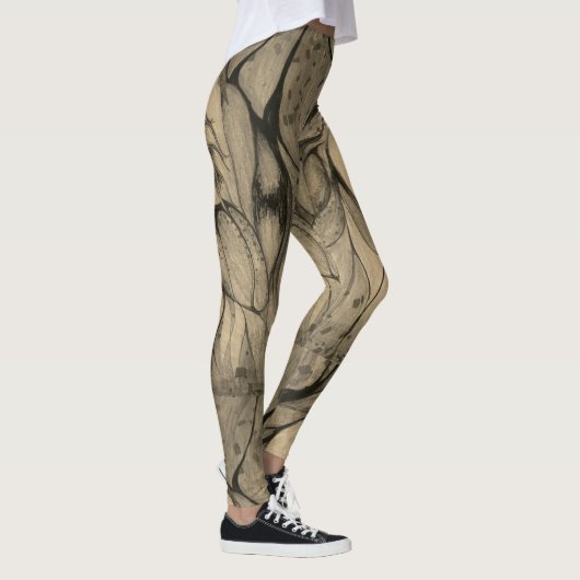 Leggings Gris abstrait (Droite)